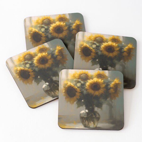 Item preview, Painted Sunflower Bouquet designed and sold by cr6zym1nd.