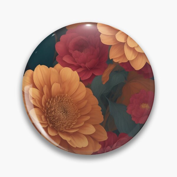 Item preview, Vintage Fall Flowers designed and sold by celartinspire.