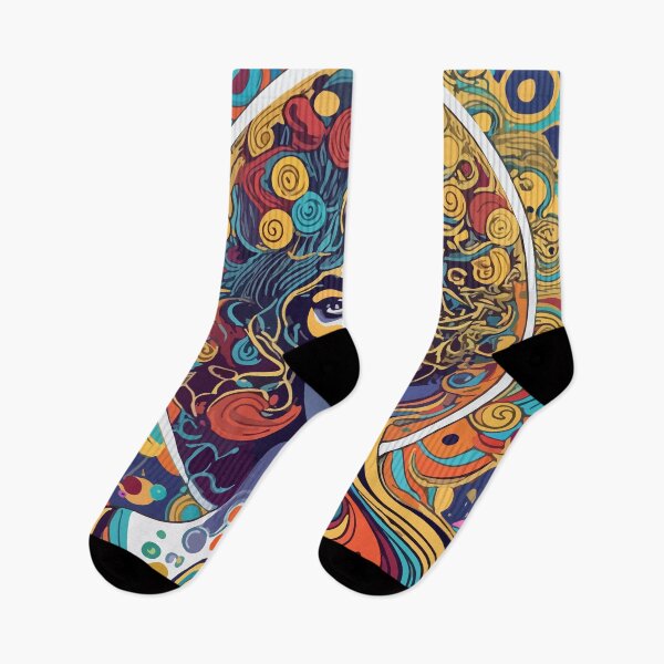Item preview, Woman in the style of Gustav Klimt designed and sold by CatCoconut-Art.