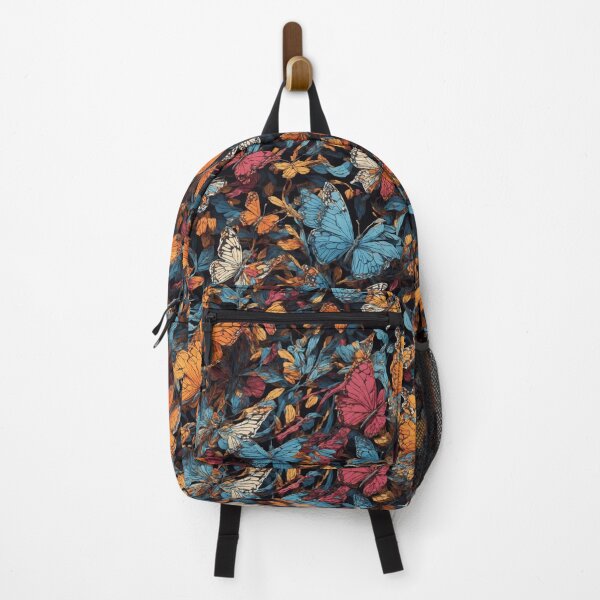 Item preview, Abstract Butterfly pattern on dark background designed and sold by DJALCHEMY.