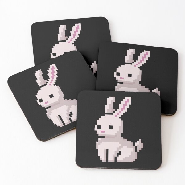 Item preview, Pixel Bunny Rabbit Kawaii Pixel 8-Bit Cute Bunny designed and sold by HayleeDesigns.
