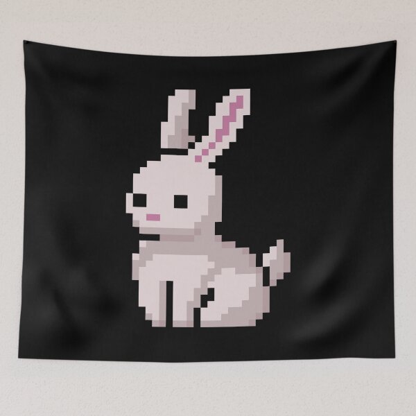 Item preview, Pixel Bunny Rabbit Kawaii Pixel 8-Bit Cute Bunny designed and sold by HayleeDesigns.