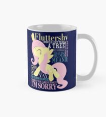 The Many Words of Fluttershy Mug