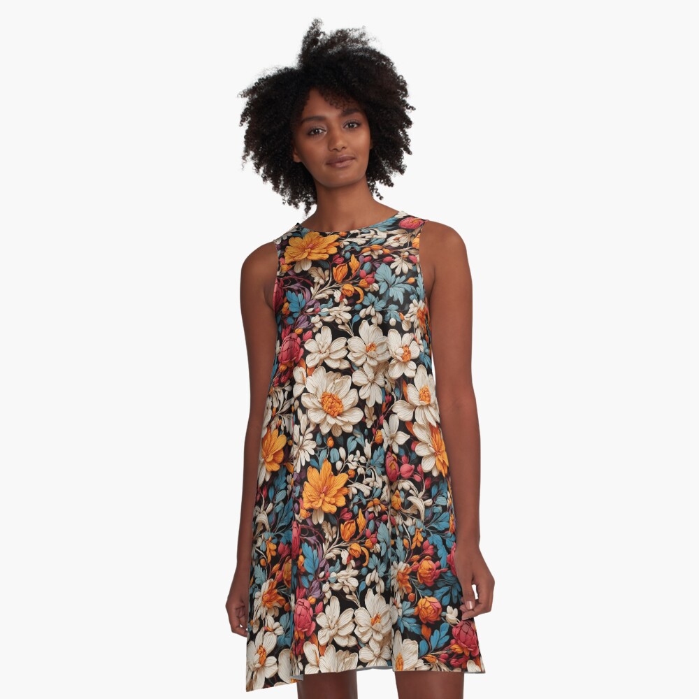 Item preview, A-Line Dress designed and sold by DJALCHEMY.