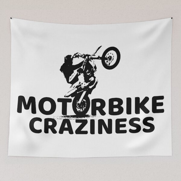 Item preview, Motorbike Craziness Logo - Black designed and sold by MCYouTube.