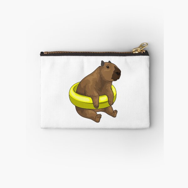 Item preview, Capybara Swimming Inflatable float Summer designed and sold by Snabdesign84.