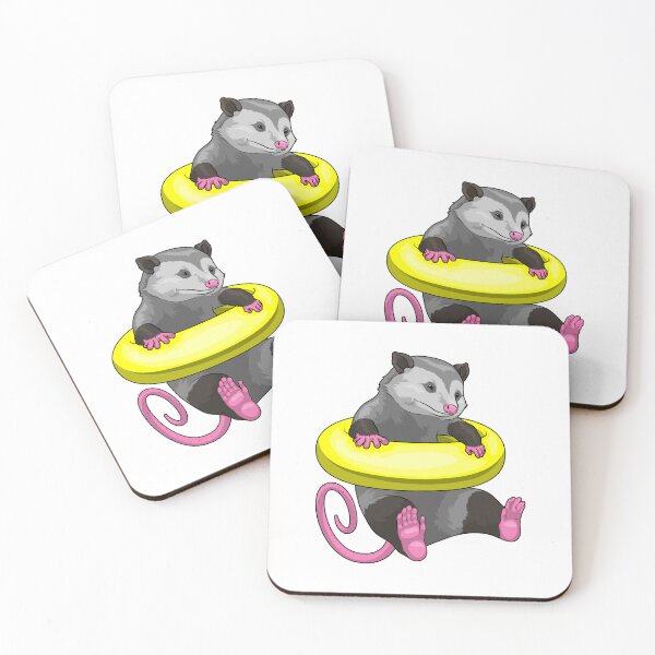 Item preview, Opossum Swimming Lifebuoy designed and sold by Snabdesign84.