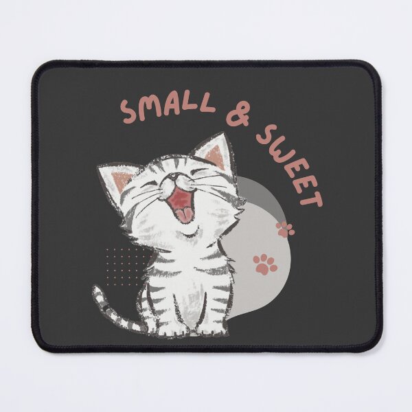 Item preview, Cute kitten yawning with small and sweet slogan designed and sold by BabyDD.