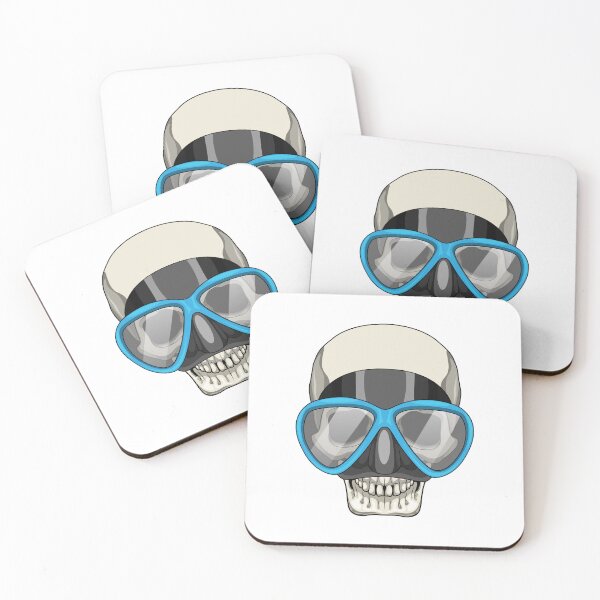 Item preview, Skull Swimming Swimming goggles designed and sold by Snabdesign84.