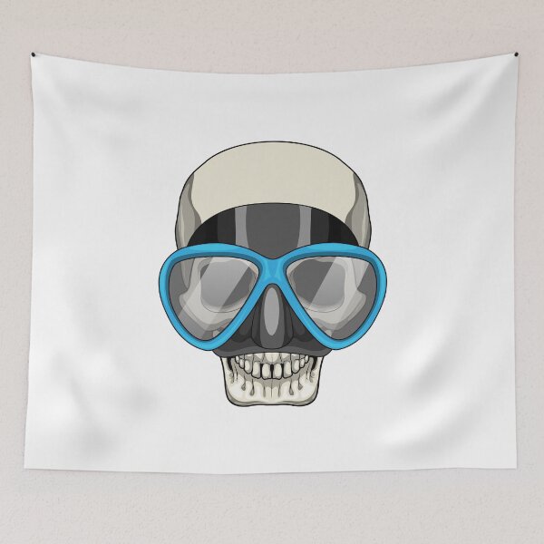 Item preview, Skull Swimming Swimming goggles designed and sold by Snabdesign84.