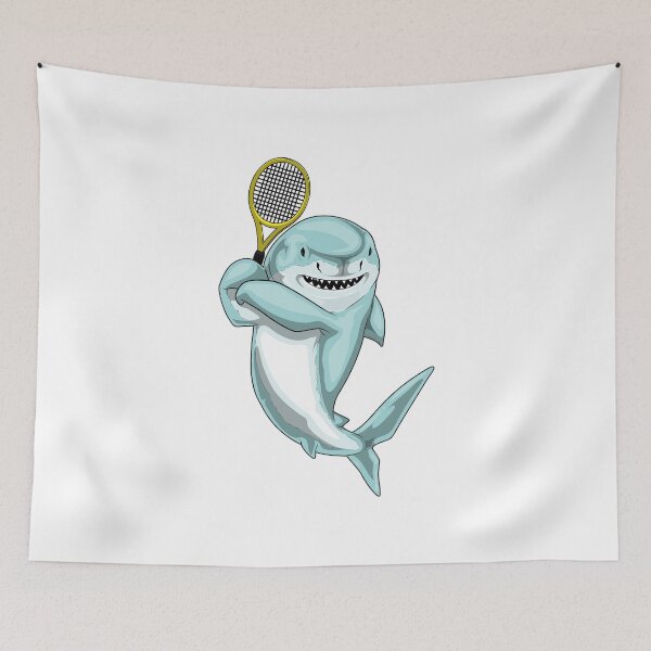 Item preview, Shark Tennis Tennis racket designed and sold by Snabdesign84.
