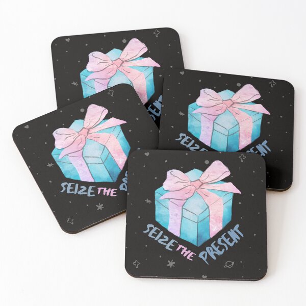 Item preview, Seize the Present - black version designed and sold by LiberaCaballo.