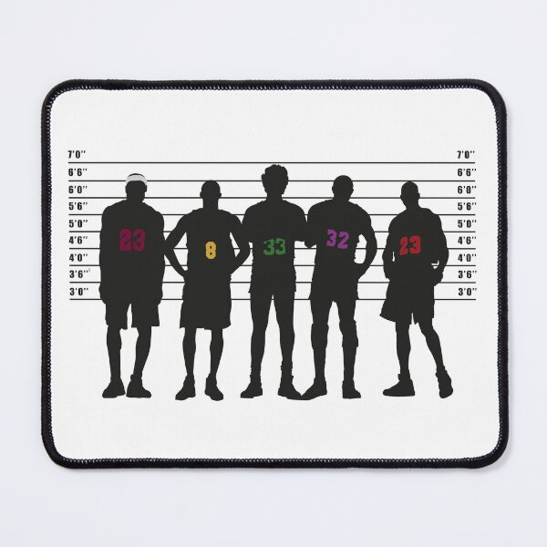 Item preview, The GOAT Lineup - Lebron,Kobe,Bird,Magic,MJ designed and sold by COURT-VISION.