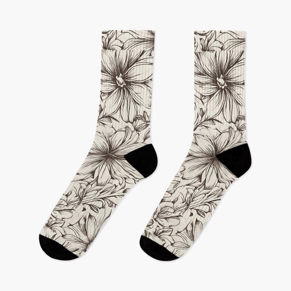 Item preview, seamless pattern with hand drawn white flowers. vector illustration designed and sold by APHIDAT-TA.