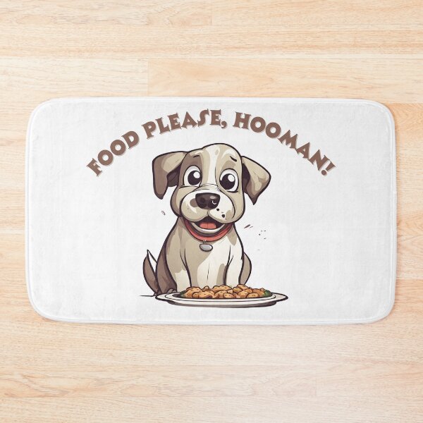 Item preview, Food Please Hooman, fun happy puppy design designed and sold by Mandyg28.