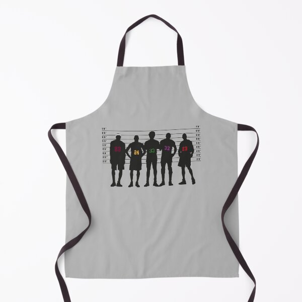 Item preview, Greatest NBA legends police lineup - Lebron James ,Kobe Bryant, Larry Bird, Magic Johnson, and Michael Jordan designed and sold by COURT-VISION.