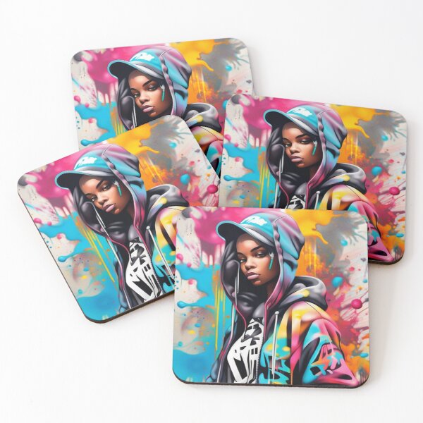 Artikelvorschau, Hip-Hop-Mode-Graffiti-Kunst entworfen und verkauft von AiArtCreations1.