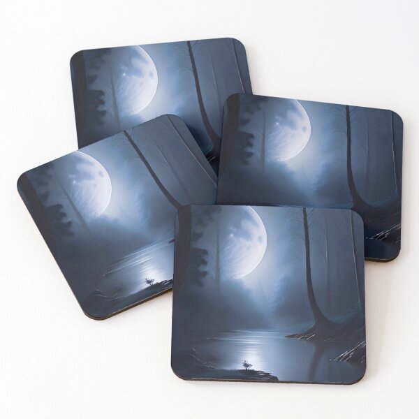 Item preview, Fullmoon in the forest designed and sold by ThomasNachtflug.