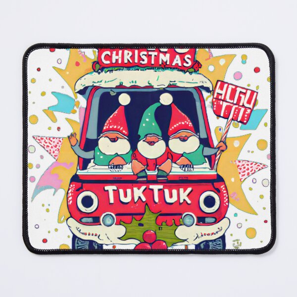Item preview, Hello Christmas gnomes riding in a tuk tuk T-Shirt designed and sold by phanomporn.