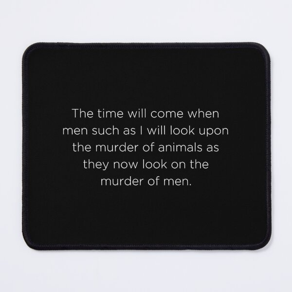 Item preview, World Vegetarian Day Quote, Leonardo da Vinci designed and sold by adelferhat.