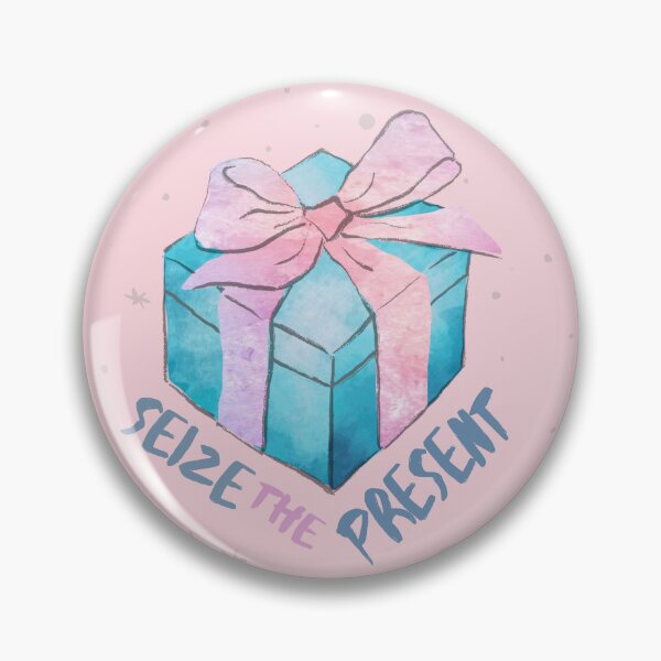 Item preview, Seize the Present - pink version designed and sold by LiberaCaballo.