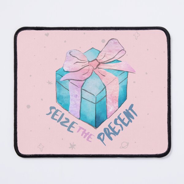 Item preview, Seize the Present - pink version designed and sold by LiberaCaballo.