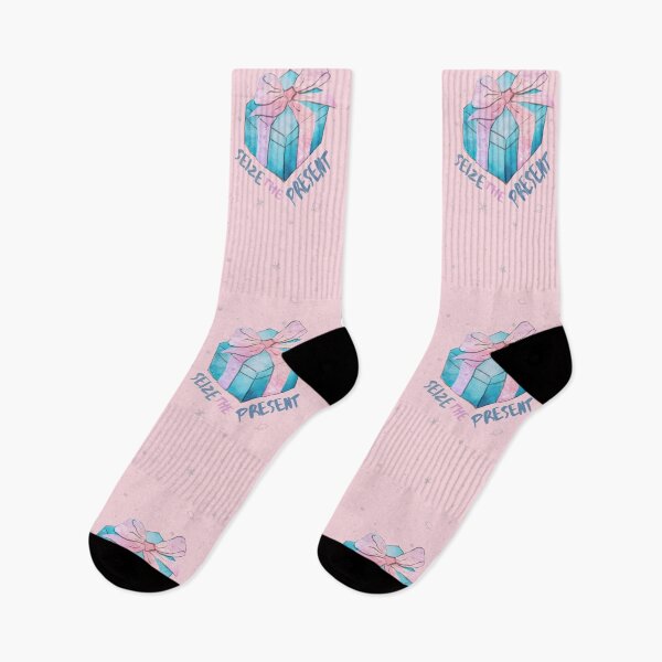 Item preview, Seize the Present - pink version designed and sold by LiberaCaballo.