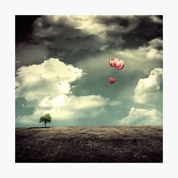 leaving my useless heart to nowhere...... Photographic Print