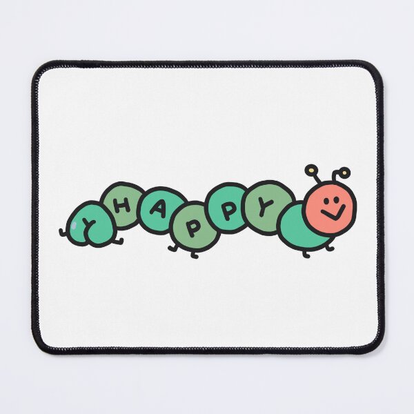 Item preview, Happy Cute Worm designed and sold by sleepycharis.