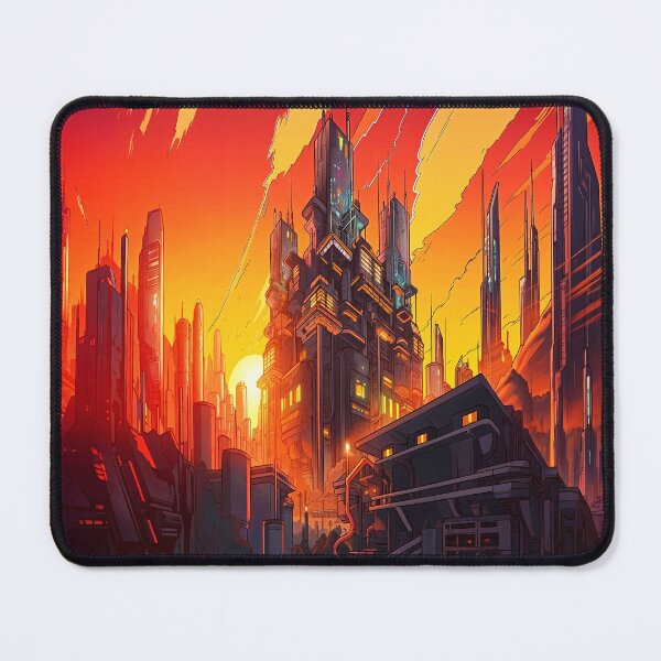 Item preview, Cyberpunk City Sunset designed and sold by AfroMatic.