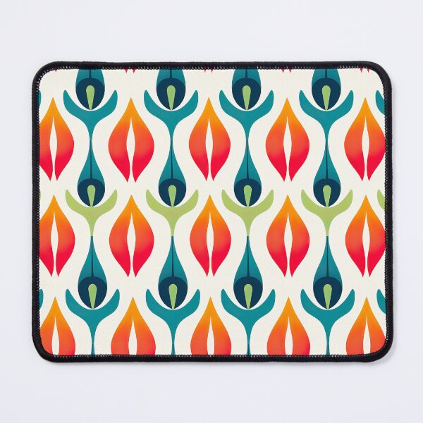 Item preview, Modern floral design inspired by pop art and rococo motifs designed and sold by Pflugart.