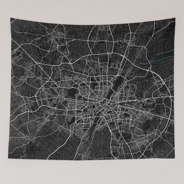 Item preview, Munich City Map of Germany - Dark designed and sold by deMAP.