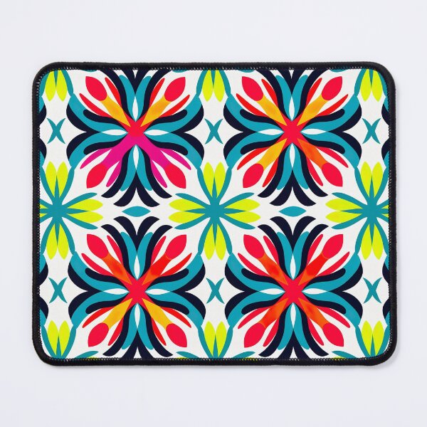 Item preview, Modern floral design inspired by pop art and rococo motifs designed and sold by Pflugart.