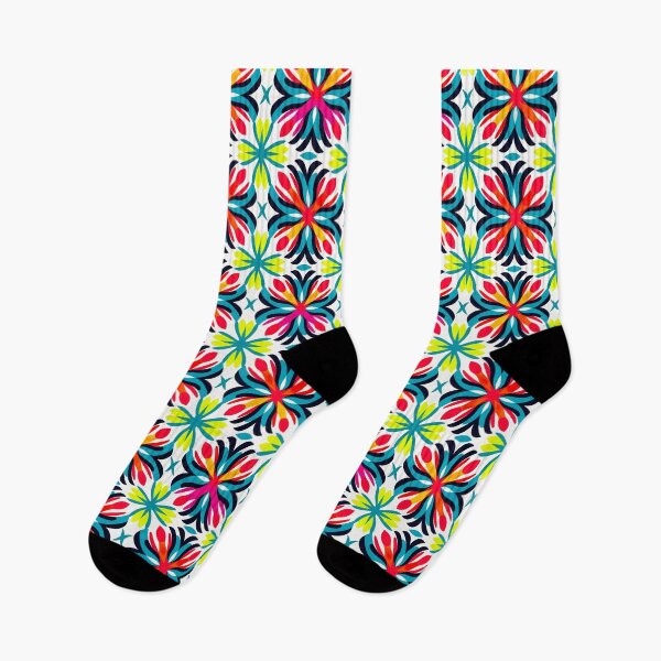 Item preview, Modern floral design inspired by pop art and rococo motifs designed and sold by Pflugart.