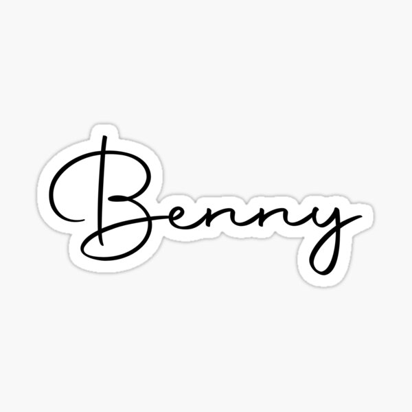 Benny Rodriguez  Sticker for Sale by Ellie Lewis
