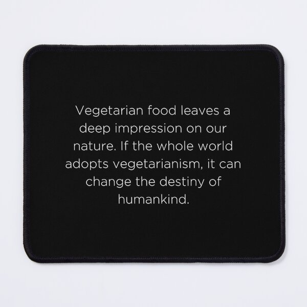 Item preview, World Vegetarian Day Quote, Albert Einstein designed and sold by adelferhat.