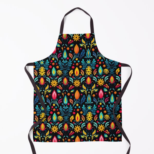 Item preview, Modern floral design inspired by pop art and rococo motifs designed and sold by Pflugart.