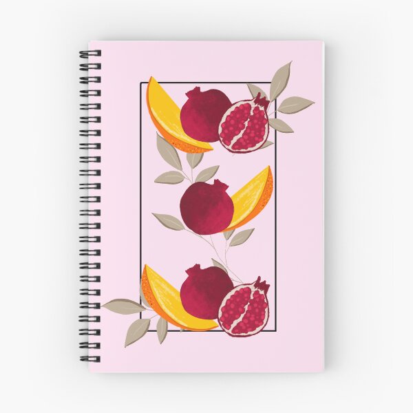 Artikelvorschau, Granatapfel und Mango, Herbstfrüchte, exotische Früchte entworfen und verkauft von BosskaDesign.