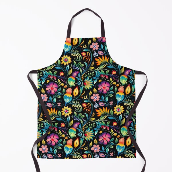Item preview, Modern floral design inspired by pop art and rococo motifs designed and sold by Pflugart.
