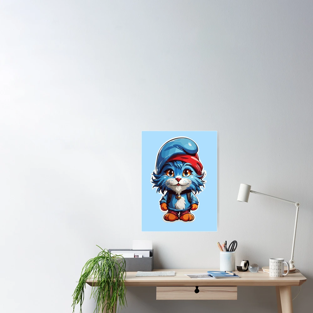  Smurf Cat Sticker Decal : Handmade Products
