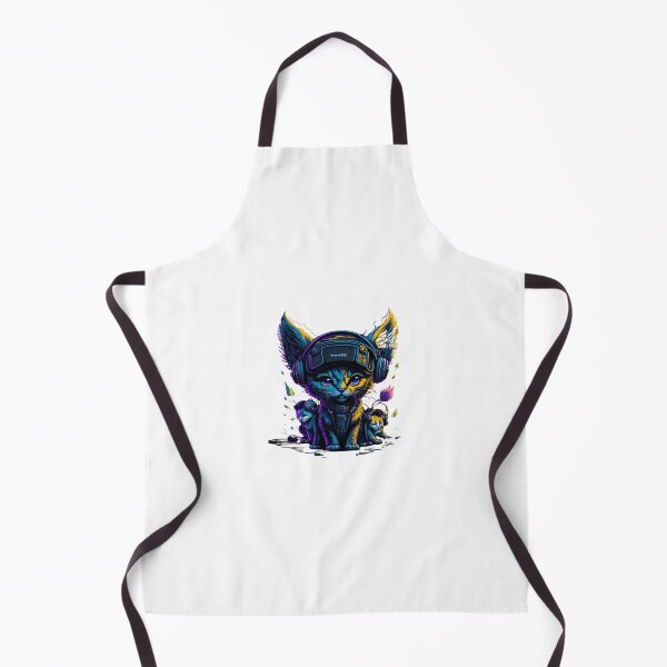 Item preview, Clipart of a cute cat wearing headphones. designed and sold by Vegasstickers.