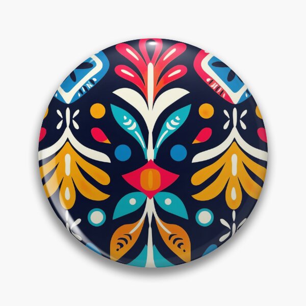 Item preview, Modern floral design inspired by pop art and rococo motifs designed and sold by Pflugart.
