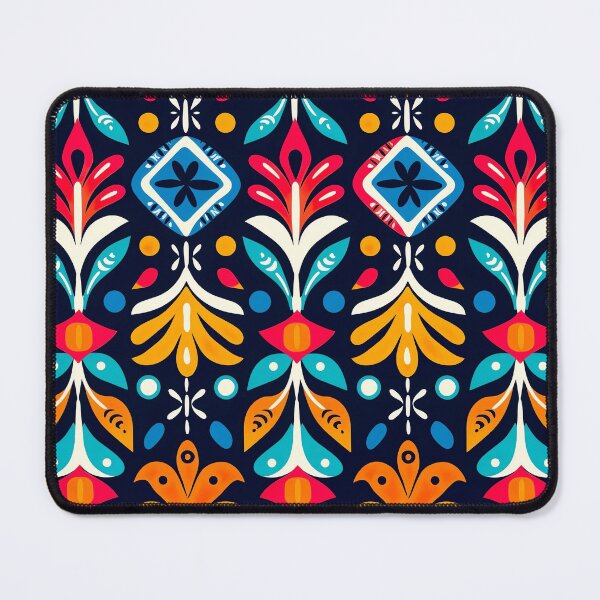 Item preview, Modern floral design inspired by pop art and rococo motifs designed and sold by Pflugart.