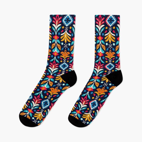 Item preview, Modern floral design inspired by pop art and rococo motifs designed and sold by Pflugart.