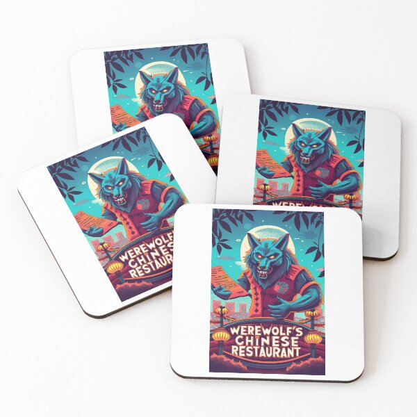 Item preview, Werewolf's Chinese Restaurant - Design 1 designed and sold by JoeNeckbone's Hangout.