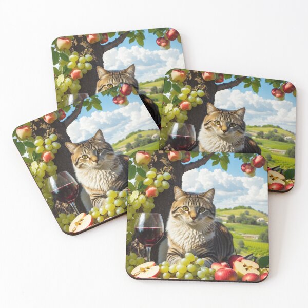 Item preview, Cat love wine  designed and sold by Sevilka.