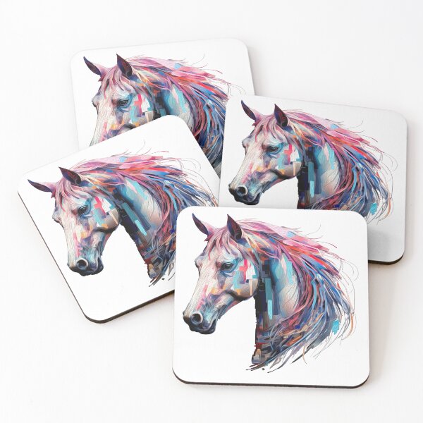 Item preview, Beautiful Horse Portrait, Digital Painting designed and sold by OlmArtify.