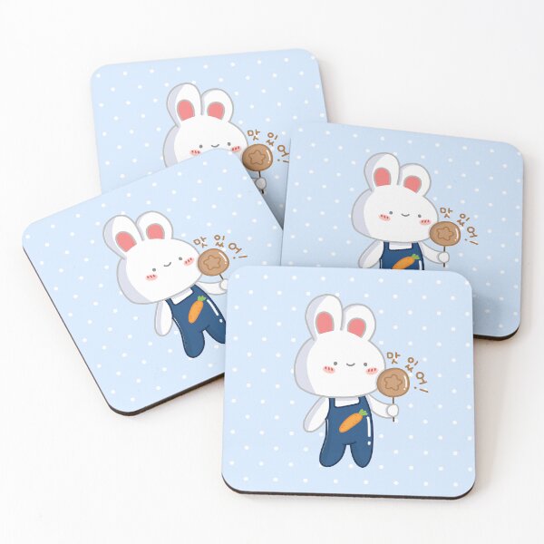 Item preview, Cute Bunny with Dalgona Candy - Korean Honeycomb Snack designed and sold by Kimchi-style-.
