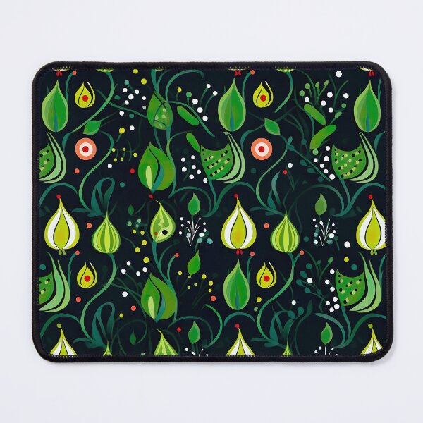 Item preview, Modern floral design inspired by pop art and rococo motifs designed and sold by Pflugart.