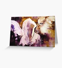 EN1009 Angel Painting Greeting Card